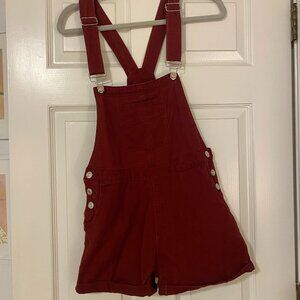 Maroon Overalls